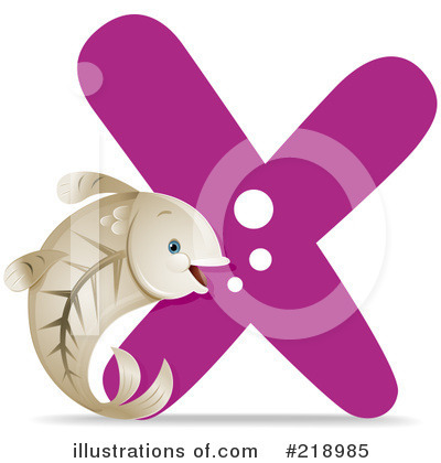 Royalty-Free (RF) Animal Alphabet Clipart Illustration by BNP Design Studio - Stock Sample #218985