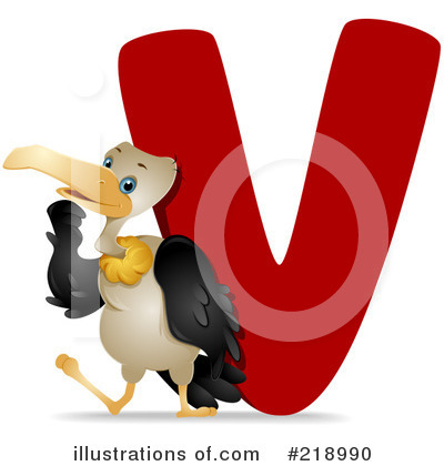 Royalty-Free (RF) Animal Alphabet Clipart Illustration by BNP Design Studio - Stock Sample #218990