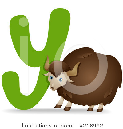 Royalty-Free (RF) Animal Alphabet Clipart Illustration by BNP Design Studio - Stock Sample #218992