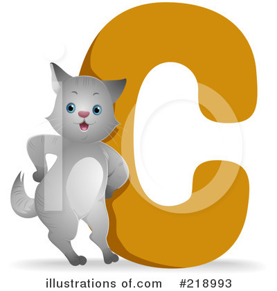 Royalty-Free (RF) Animal Alphabet Clipart Illustration by BNP Design Studio - Stock Sample #218993