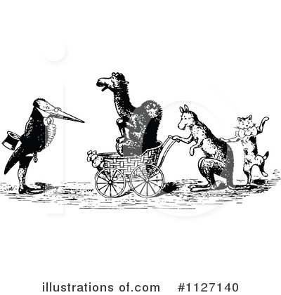 Royalty-Free (RF) Animal Clipart Illustration by Prawny Vintage - Stock Sample #1127140