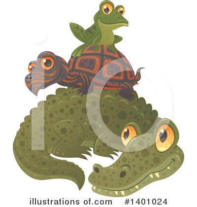 Frog Clipart #1401024 by John Schwegel
