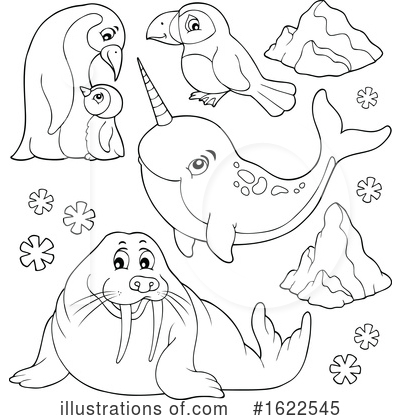 Arctic Animals Clipart #1622545 by visekart