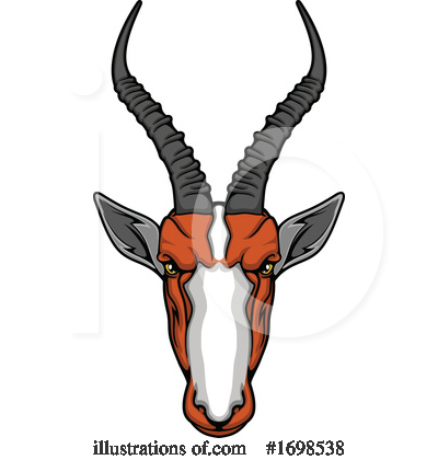Antelope Clipart #1698538 by Vector Tradition SM