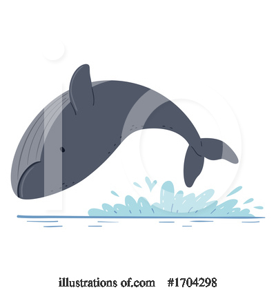 Whale Clipart #1704298 by BNP Design Studio