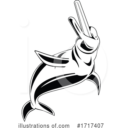 Dolphin Clipart #1717407 by patrimonio