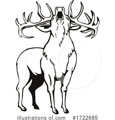 Deer Clipart #1722685 by patrimonio
