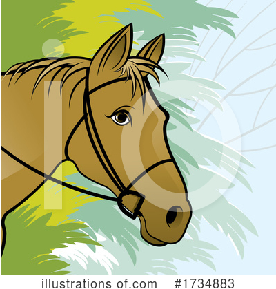 Horse Clipart #1734883 by Lal Perera
