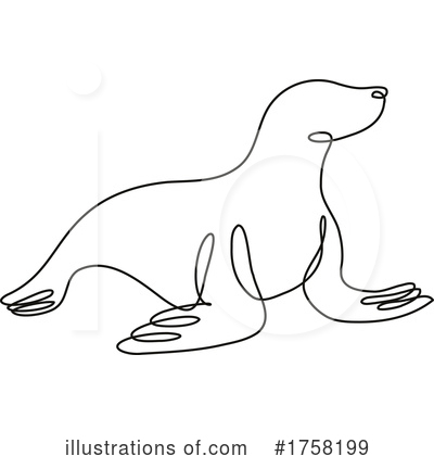 Seal Clipart #1758199 by patrimonio