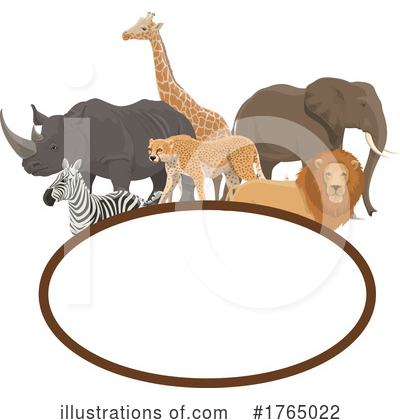 Zebra Clipart #1765022 by Vector Tradition SM