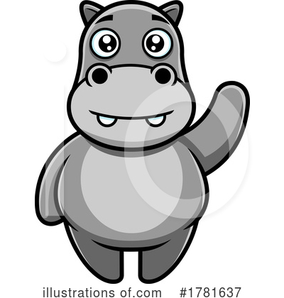 Hippo Clipart #1781637 by Hit Toon