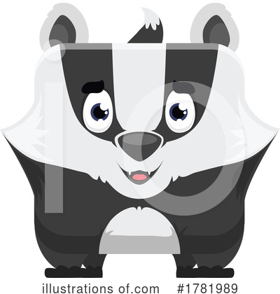 Badger Clipart #1781989 by Vector Tradition SM