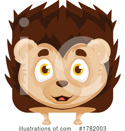 Hedgehog Clipart #1782003 by Vector Tradition SM