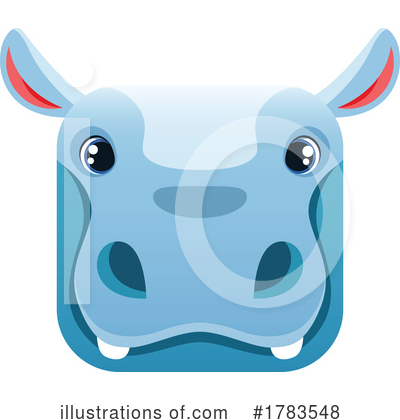 Hippo Clipart #1783548 by Vector Tradition SM