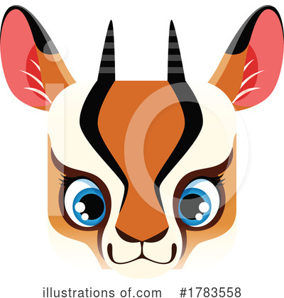 Gazelle Clipart #1783558 by Vector Tradition SM
