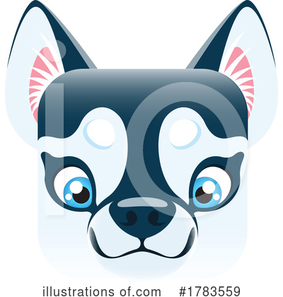Husky Clipart #1783559 by Vector Tradition SM