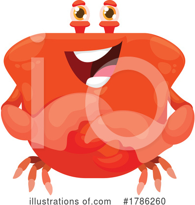 Crab Clipart #1786260 by Vector Tradition SM