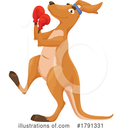Kangaroo Clipart #1791331 by Vector Tradition SM