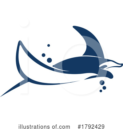 Manta Ray Clipart #1792429 by Vector Tradition SM