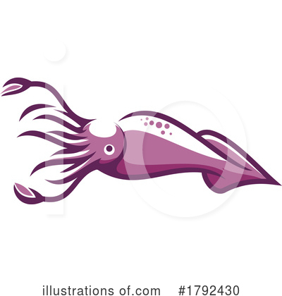 Squid Clipart #1792430 by Vector Tradition SM
