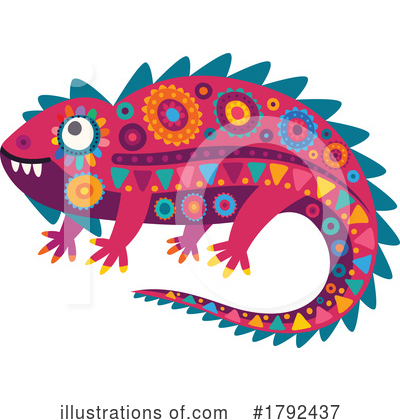 Lizards Clipart #1792437 by Vector Tradition SM