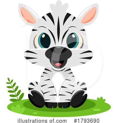 Zebra Clipart #1793690 by Hit Toon