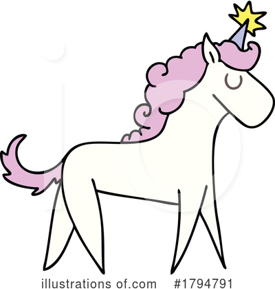 Unicorn Clipart #1794791 by lineartestpilot