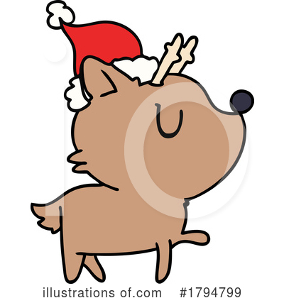 Reindeer Clipart #1794799 by lineartestpilot