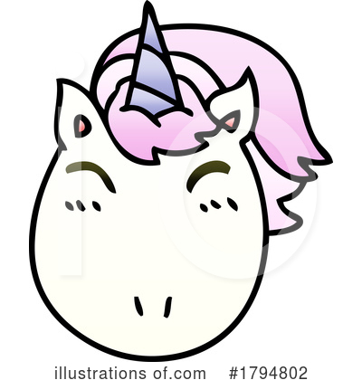 Unicorn Clipart #1794802 by lineartestpilot