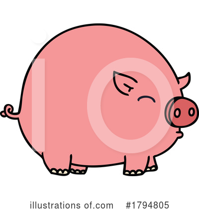 Pig Clipart #1794805 by lineartestpilot