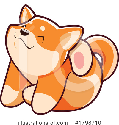Shiba Inu Clipart #1798710 by Vector Tradition SM