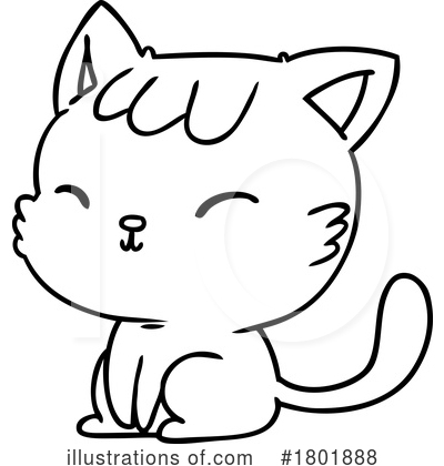 Cat Clipart #1801888 by lineartestpilot