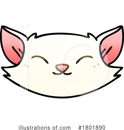 White Cat Clipart #1801890 by lineartestpilot