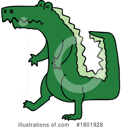 Crocodile Clipart #1801928 by lineartestpilot