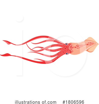 Squid Clipart #1806596 by Vector Tradition SM