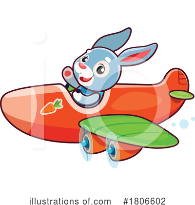 Airplane Clipart #1806602 by Vector Tradition SM