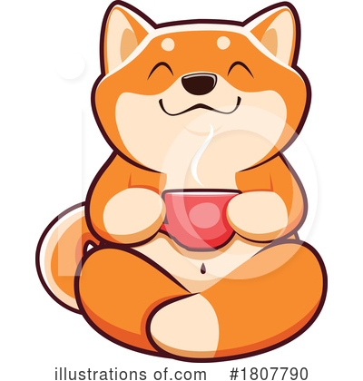 Shiba Inu Clipart #1807790 by Vector Tradition SM