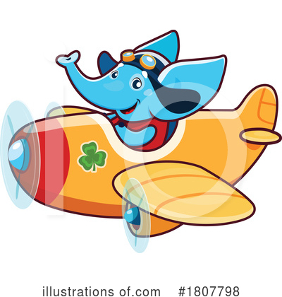 Airplane Clipart #1807798 by Vector Tradition SM