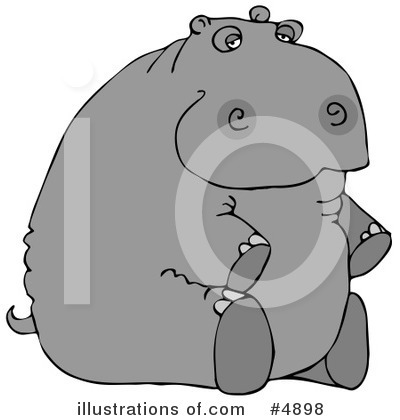 Hippo Clipart #4898 by djart