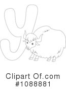 Animal Letters Clipart #1088881 by BNP Design Studio
