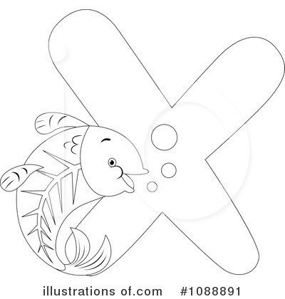 Royalty-Free (RF) Animal Letters Clipart Illustration by BNP Design Studio - Stock Sample #1088891