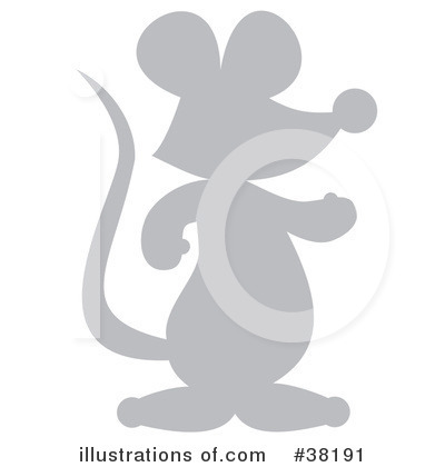 Royalty-Free (RF) Animal Silhouette Clipart Illustration by Alex Bannykh - Stock Sample #38191