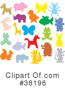 Animal Silhouette Clipart #38196 by Alex Bannykh