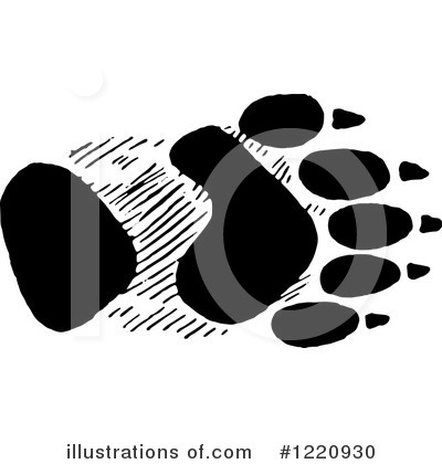 Animal Tracks Clipart #1220930 by Picsburg