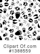 Animal Tracks Clipart #1388559 by Vector Tradition SM