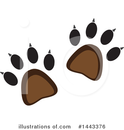 Royalty-Free (RF) Animal Tracks Clipart Illustration by ColorMagic - Stock Sample #1443376