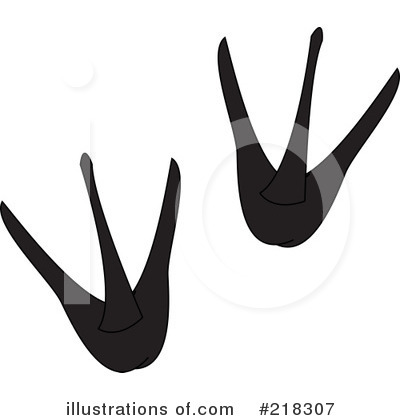 Footprints Clipart #218307 by Pams Clipart
