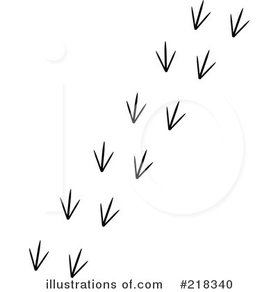 Royalty-Free (RF) Animal Tracks Clipart Illustration by Pams Clipart - Stock Sample #218340