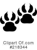 Animal Tracks Clipart #218344 by Pams Clipart