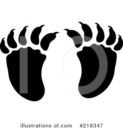 Animal Tracks Clipart #218347 by Pams Clipart